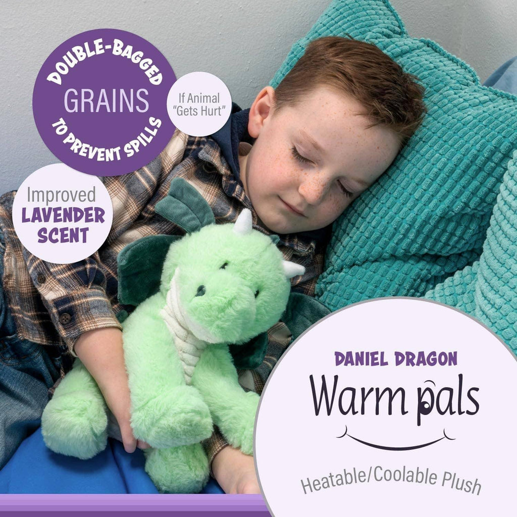 Daniel Dragon Warm Pal - Microwaveable, Lavender-Scented Plushies