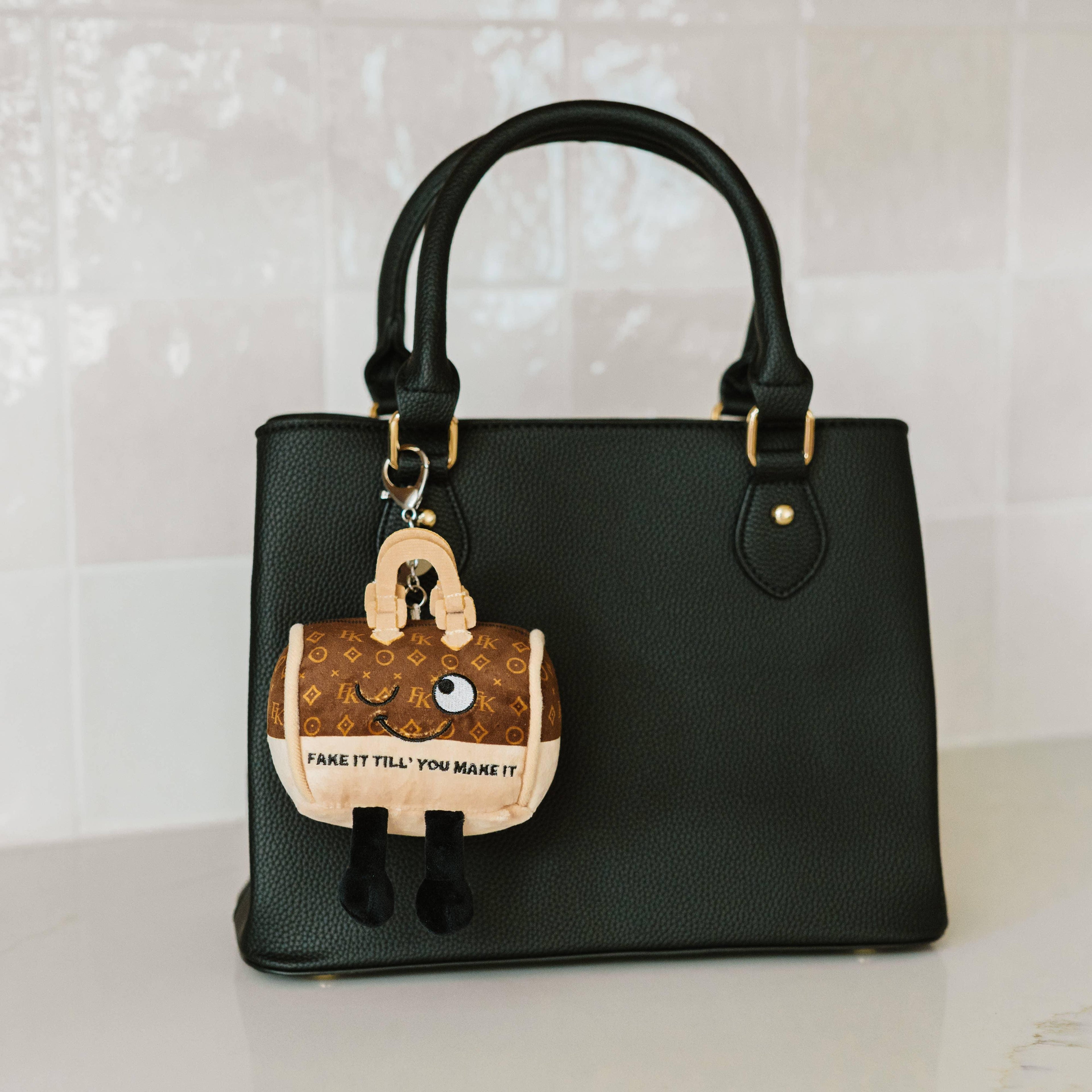 Punchkins Handbag "Fake it" Plush Bag Charm