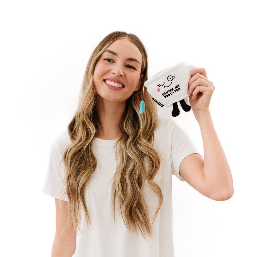 Punchkins - "You'Re My Besttea" Plush Gift  Soft Toy Funny Cute Stuffed