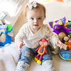 Ollie the Oddball Oddbird Chime & See Atachable Hanging Activity Toy