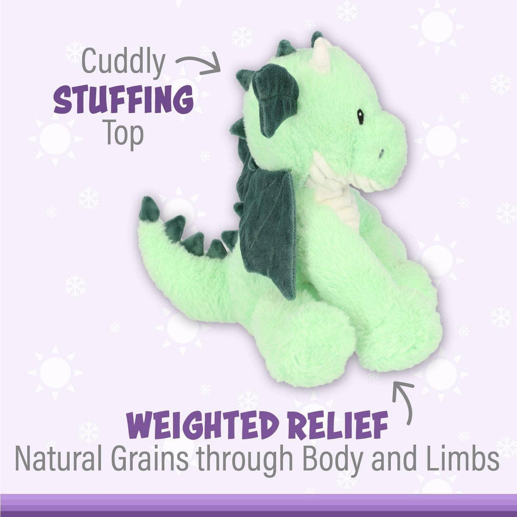 Daniel Dragon Warm Pal - Microwaveable, Lavender-Scented Plushies