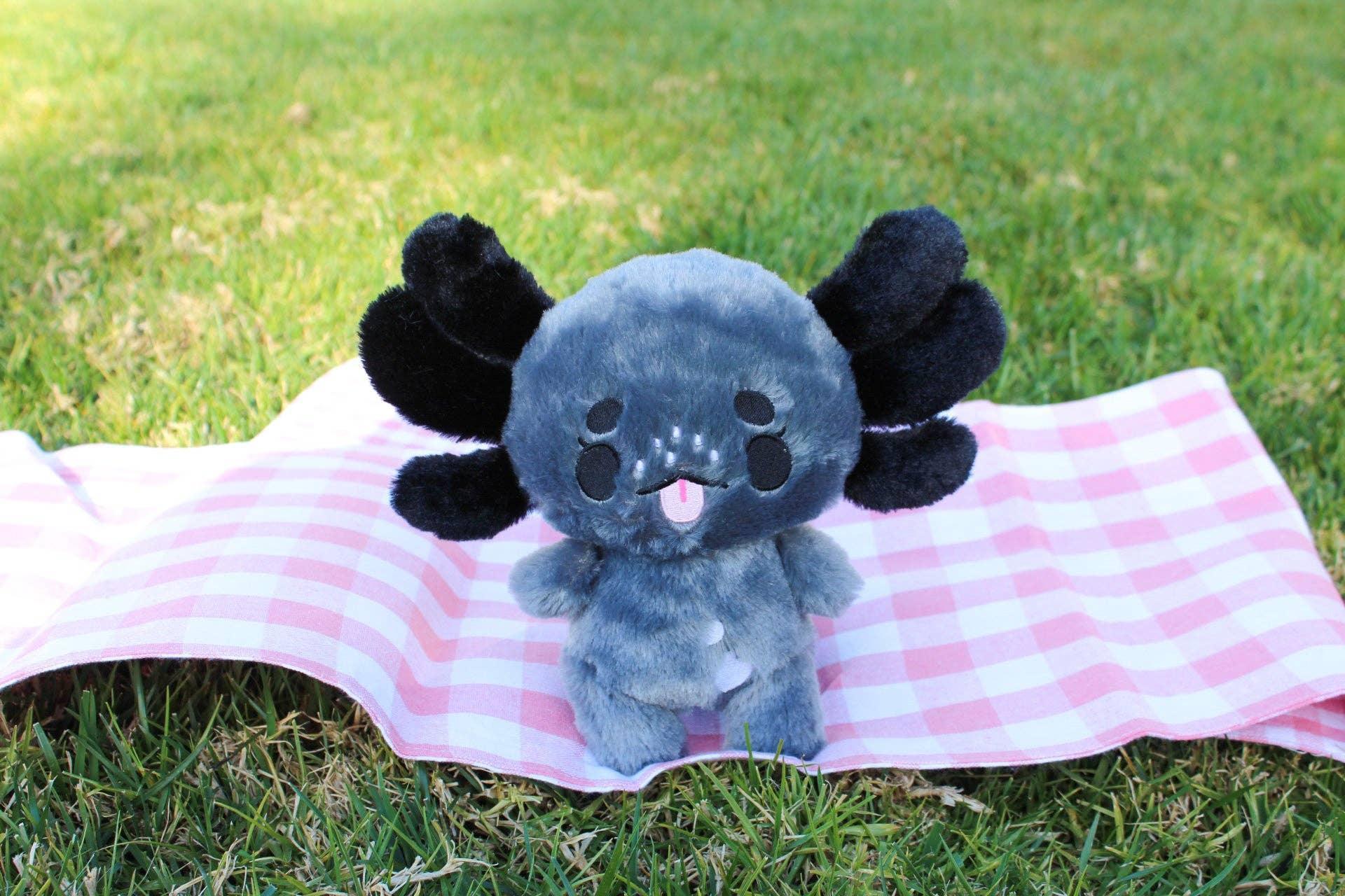 Basura Gang - Pebbles the Black Axolotl Plushie