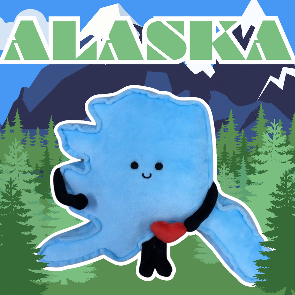 Alaska Stuffed State – Plush Toy for Collectors & Gifts | Stuffed States USA