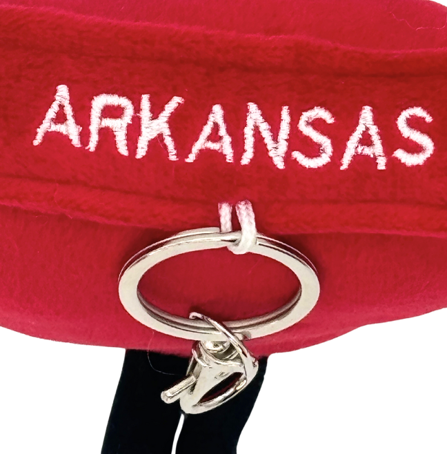 Arkansas Bag Charm Mini Plush – 4-Inch Collectible | Stuffed States USA