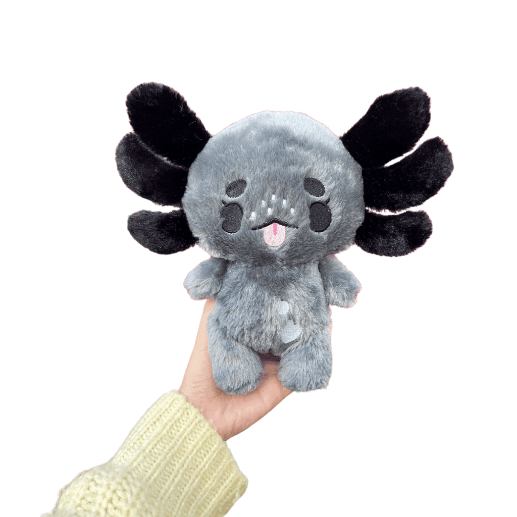 Basura Gang - Pebbles the Black Axolotl Plushie