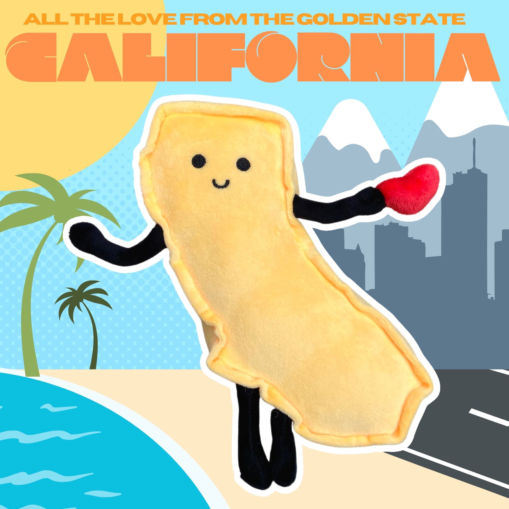 California Stuffed State Plush – Collectible & Educational Toy | Stuffed States USA