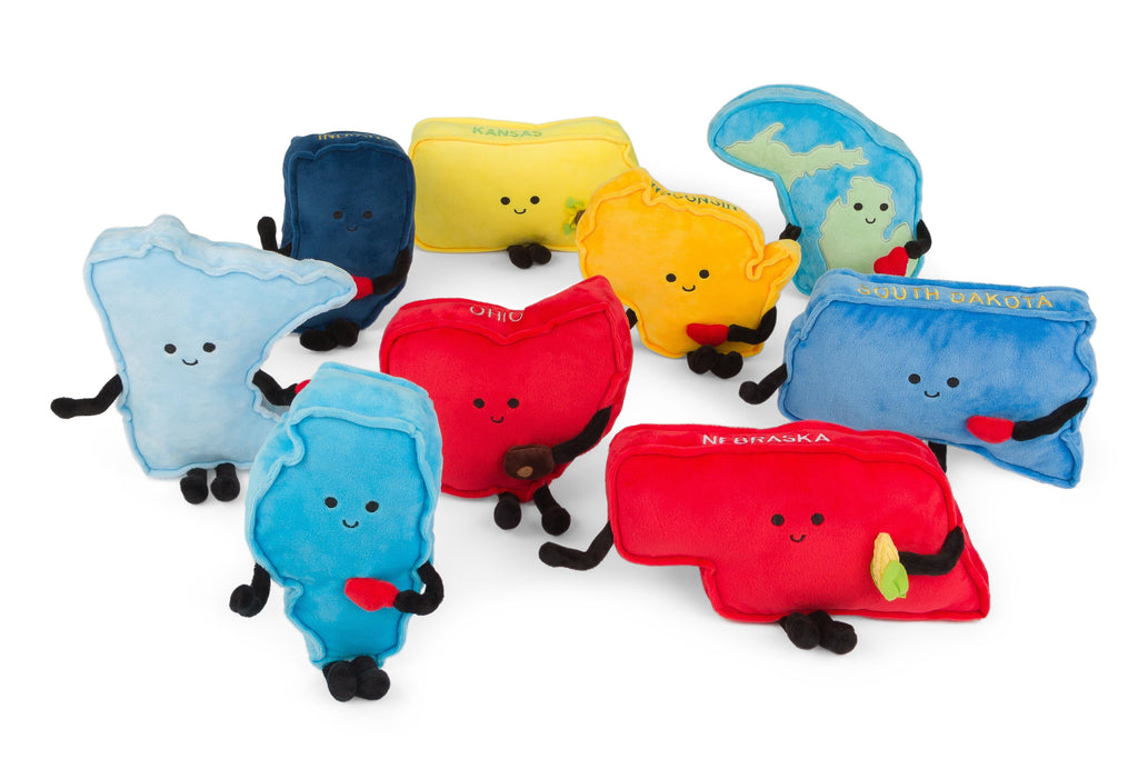 Michigan Stuffed State Plush – Collectible & Educational | Stuffed States USA