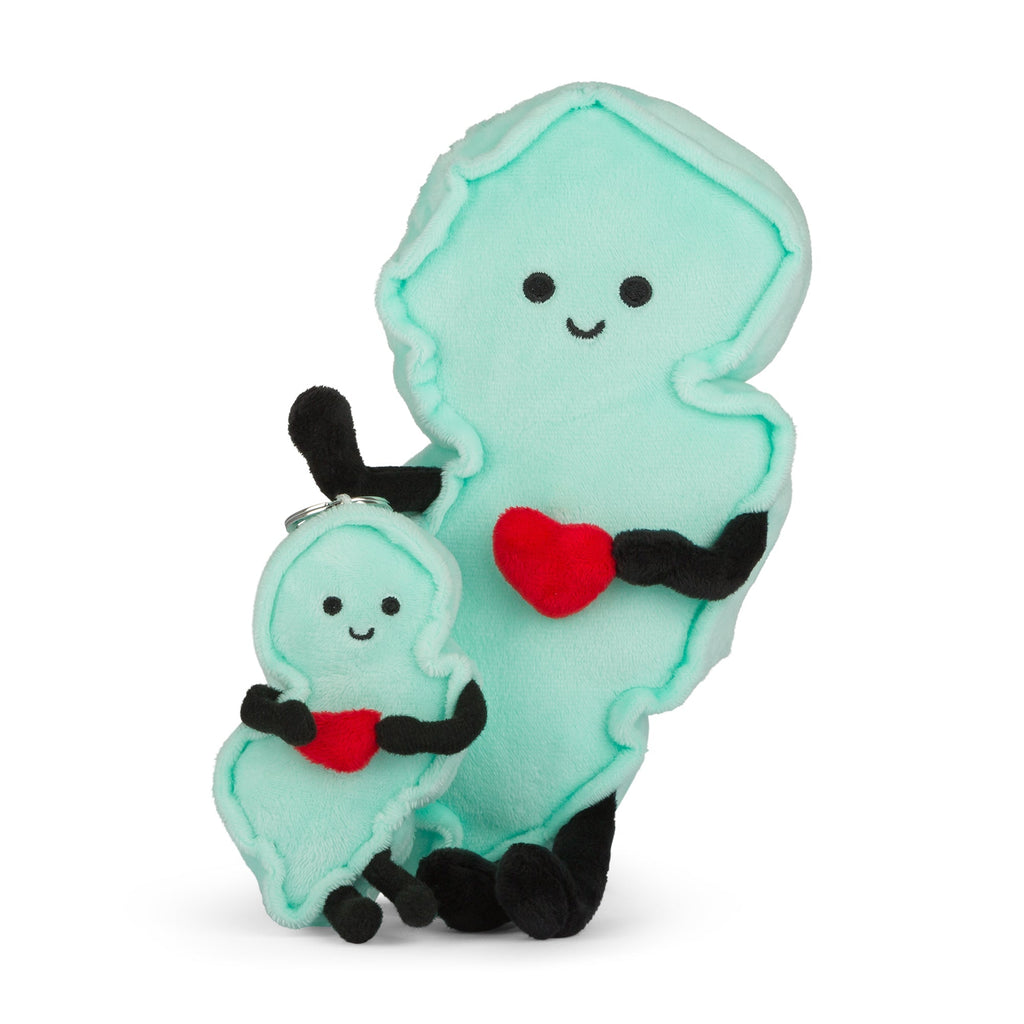 New Jersey Bag Charm Mini Plush – 4-Inch Travel Accessory | Stuffed States USA