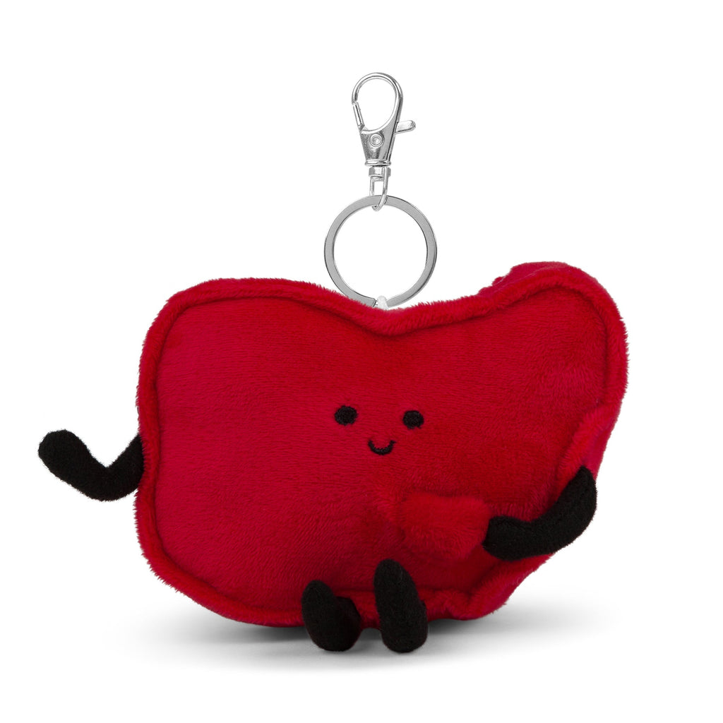 Ohio Stuffed State Keychain – Plush Buckeye State Bag Charm