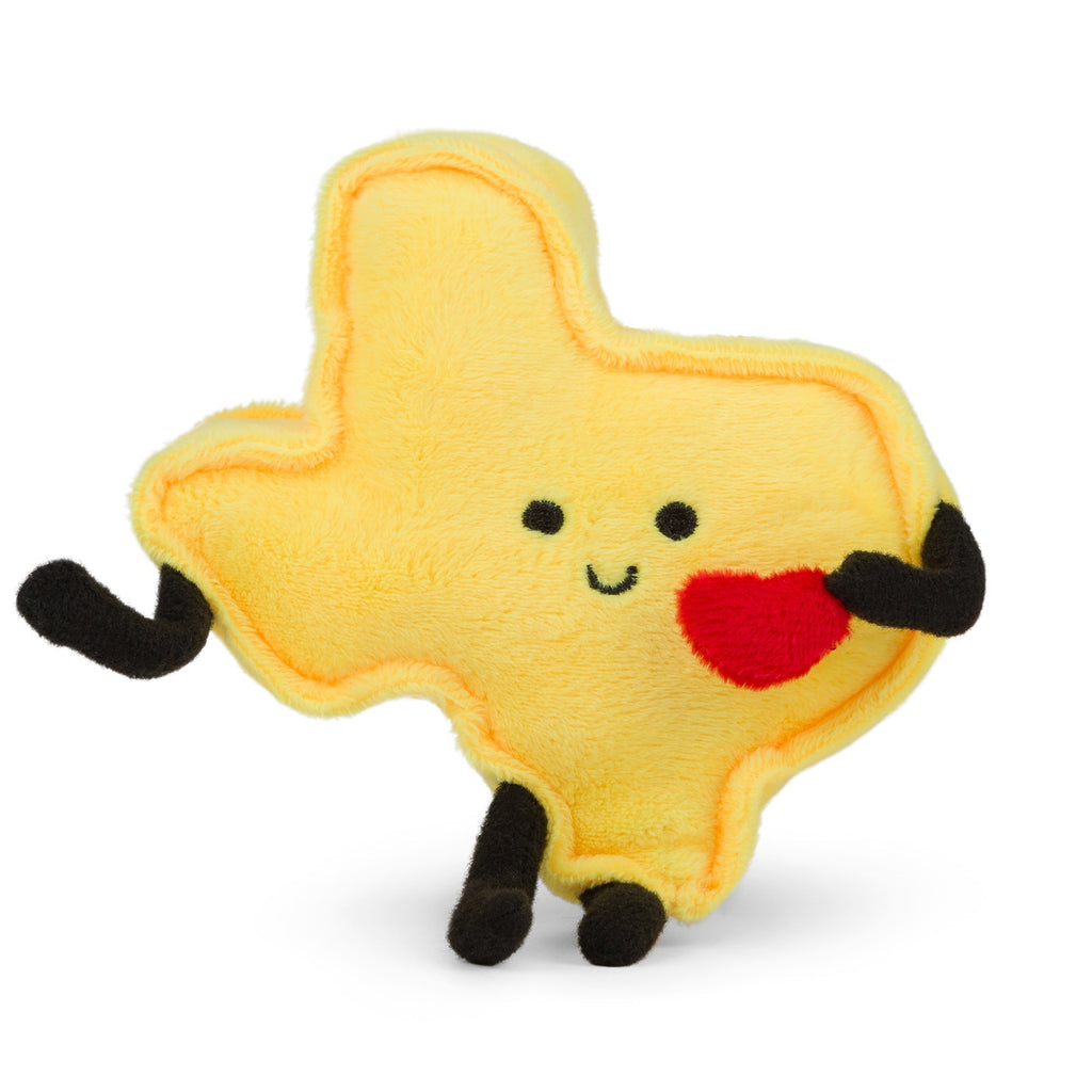 Texas Stuffed State Magnet – Yellow Rose of Texas Plush Magnet