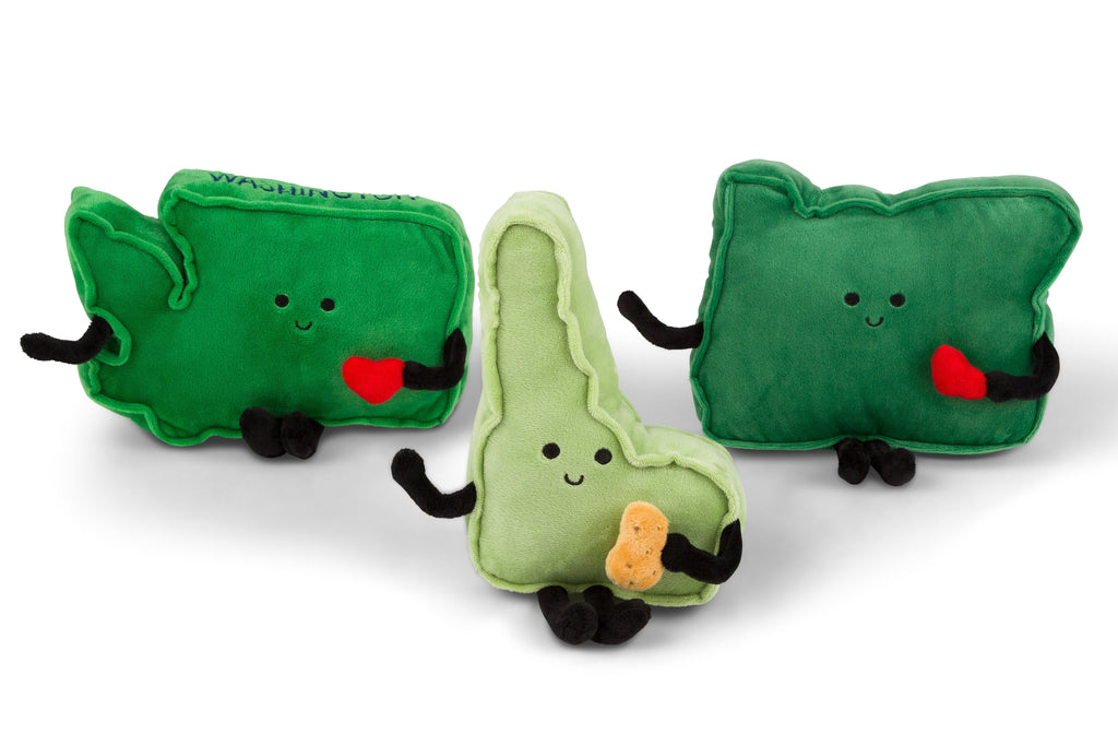 Idaho Stuffed State Plush with Tiny Potato – A Sentimental & Playful Gift | Stuffed States USA