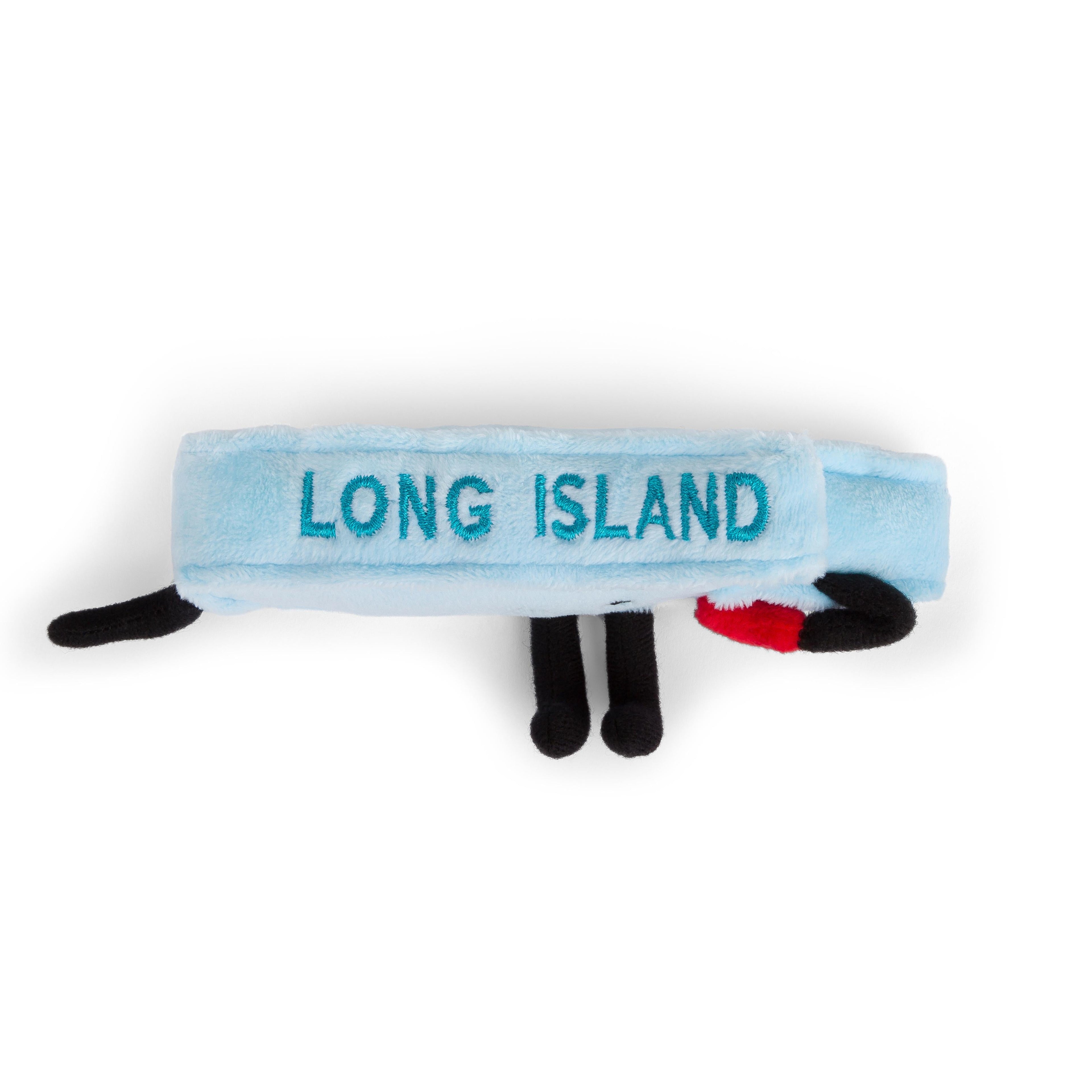 Long Island NY Bag Charm (4") – Coastal Blue Plush | Stuffed States USA