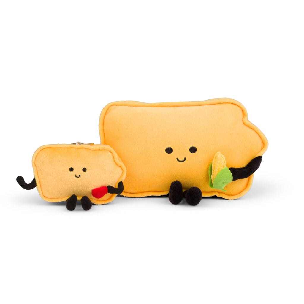 Iowa Mini Stuffed Magnet – 4-Inch Collectible | Stuffed States USA