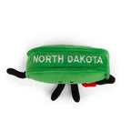 North Dakota Bag Charm (4") – Prairie Green Plush | Stuffed States USA
