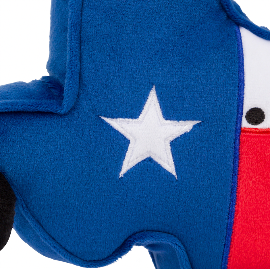 Texas Stuffed State Plush – Lone Star Flag Gift & Souvenir