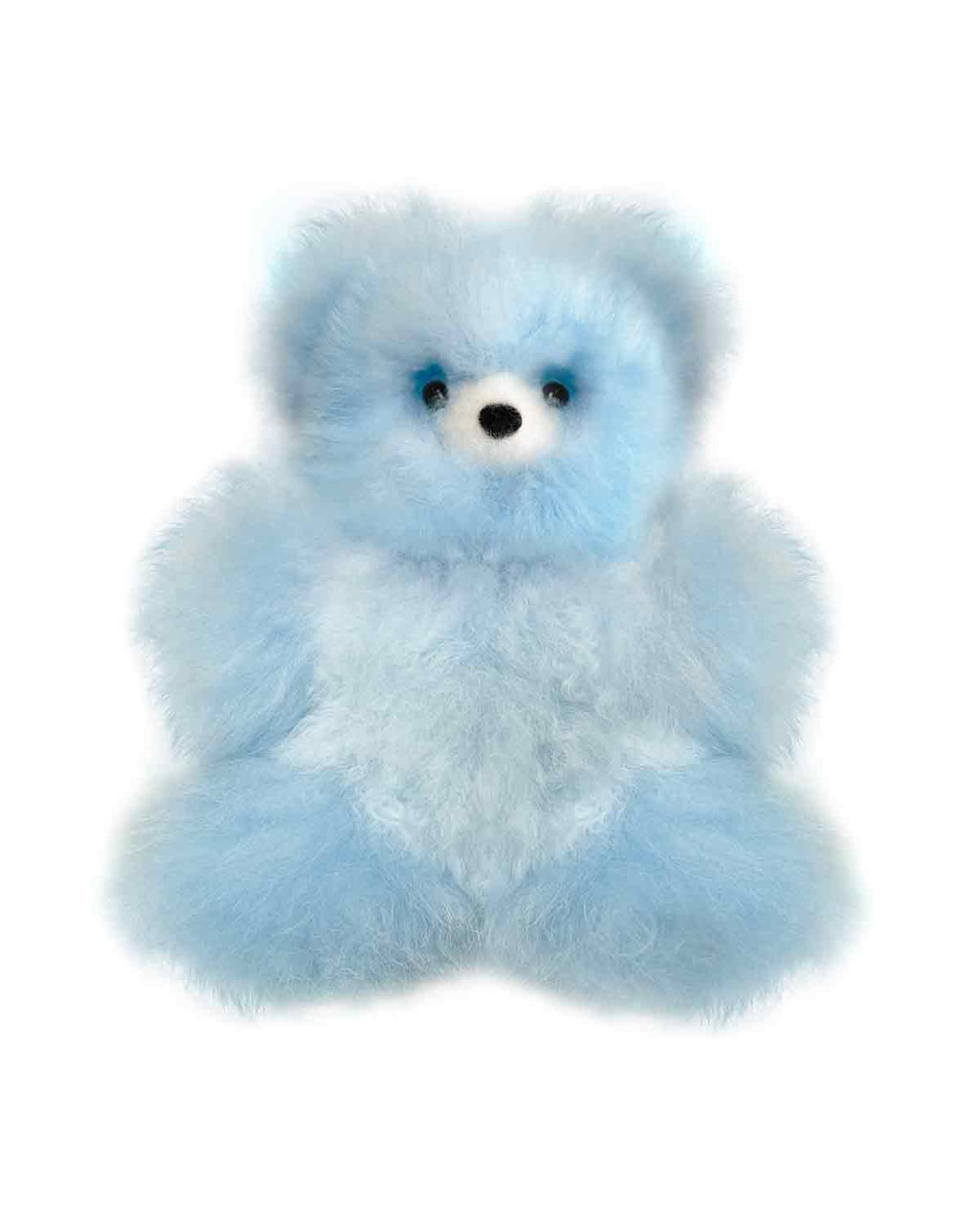 Fantasy Alpaca Stuffed Animal - Bear - Small 10" Light Blue