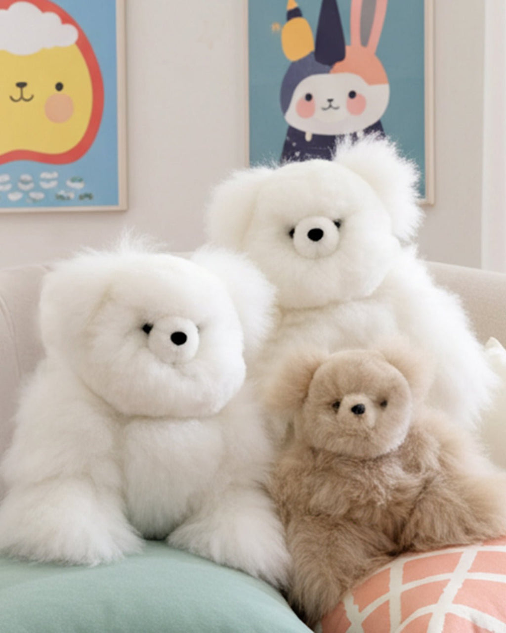 Alpaca Stuffed Animal - Bear 15"