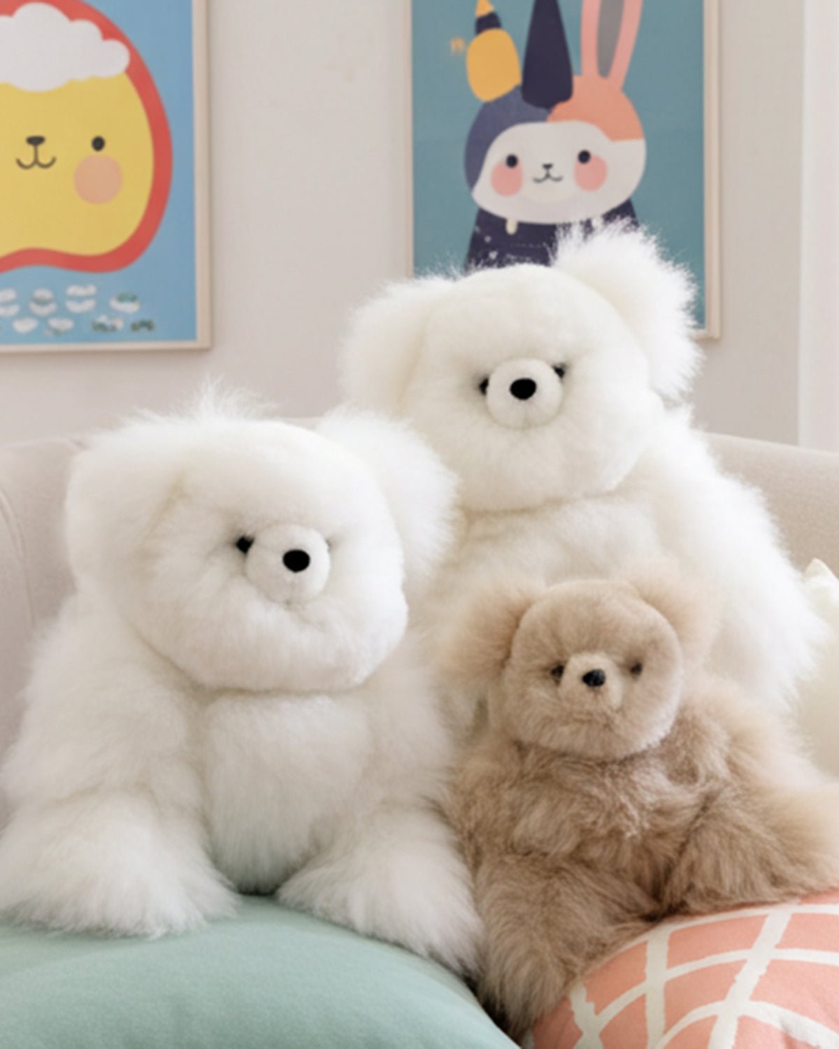 Alpaca Stuffed Animal - Bear 15"