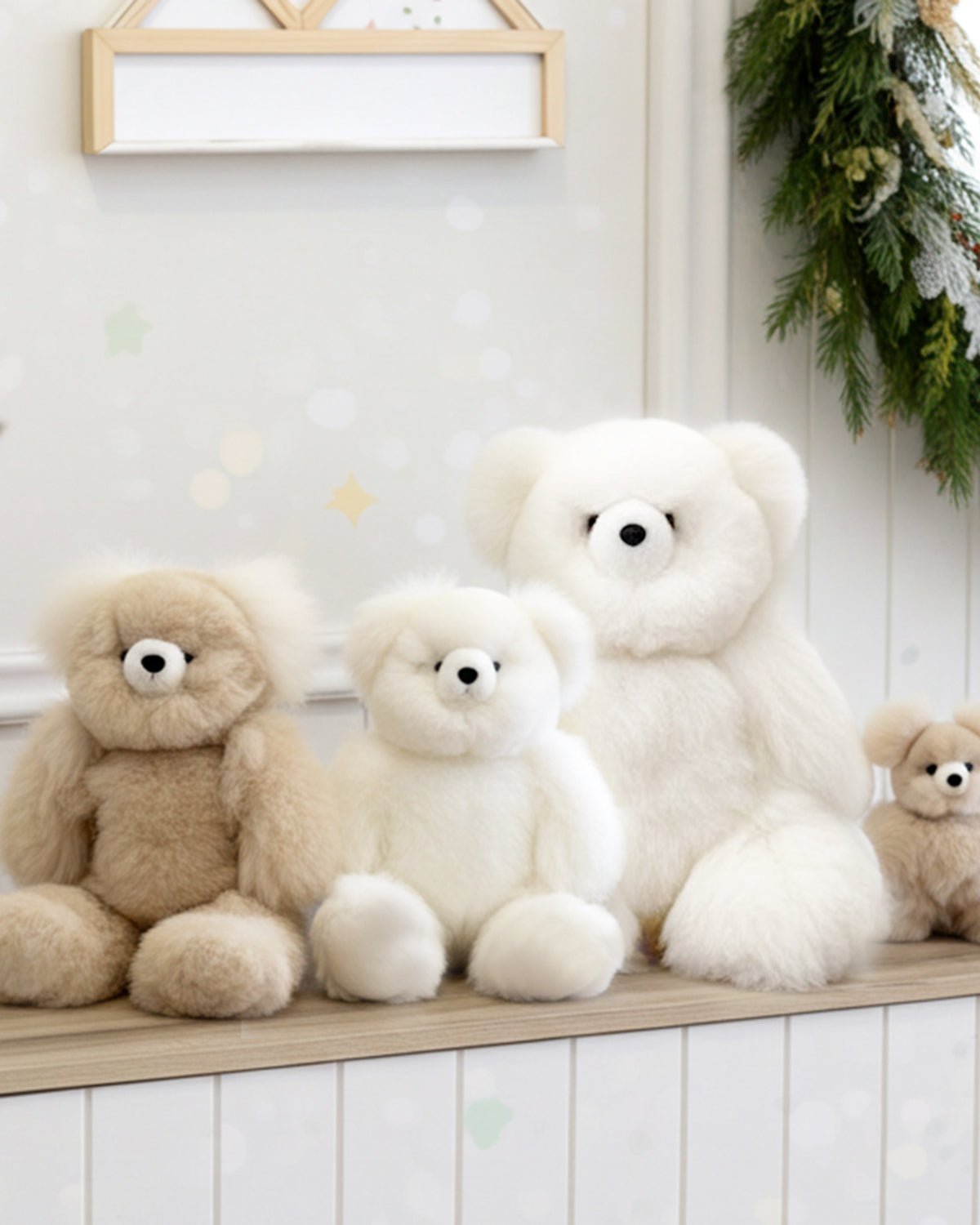 Alpaca Stuffed Animal - Bear 15"