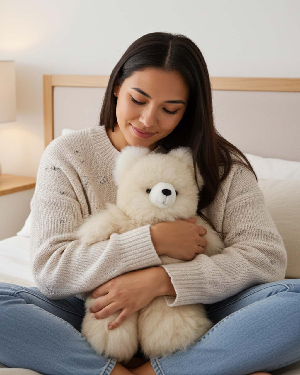 Alpaca Stuffed Animal - Bear - Large 21"