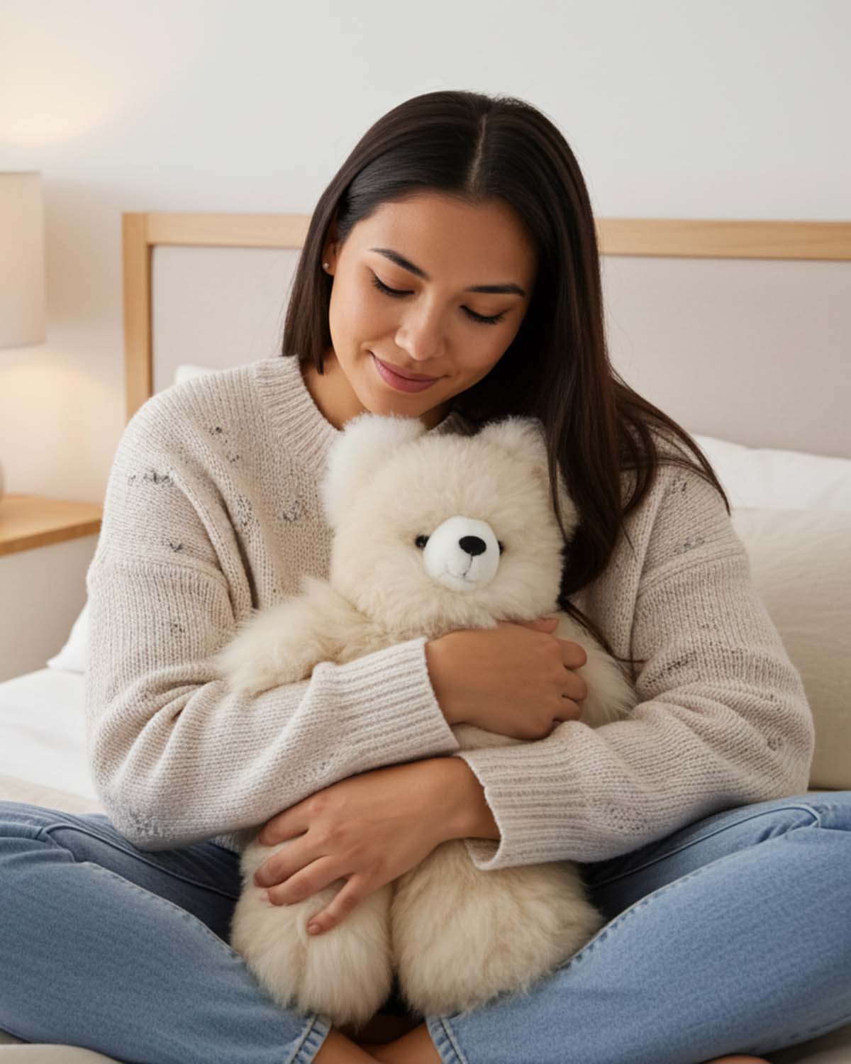 Alpaca Stuffed Animal - Bear - Large 21"