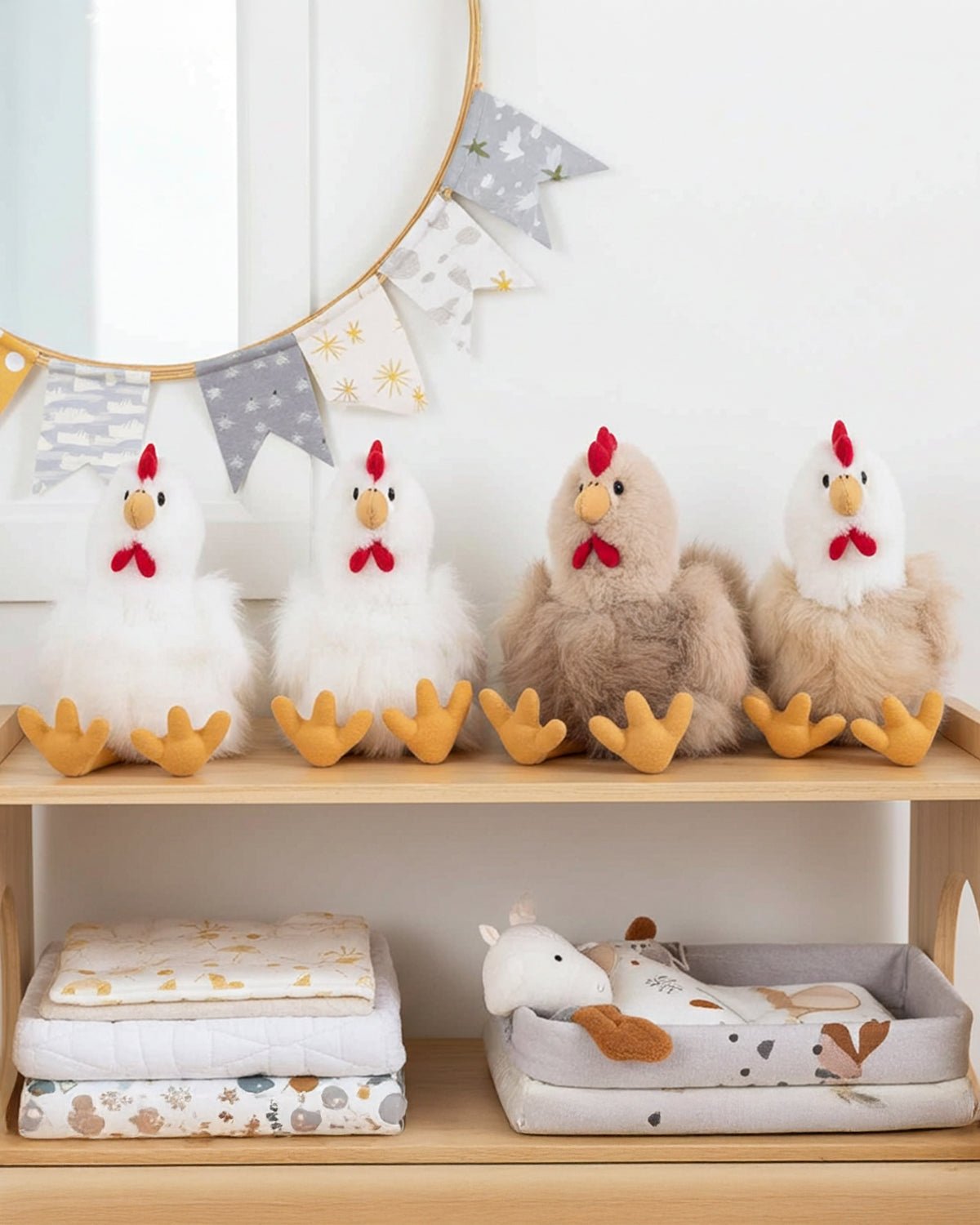 Alpaca Stuffed Animal - Hen 16"