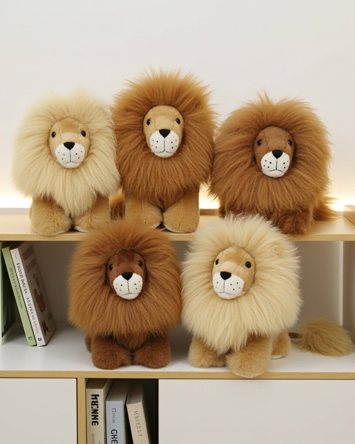 Alpaca Stuffed Animal - Lion 12"