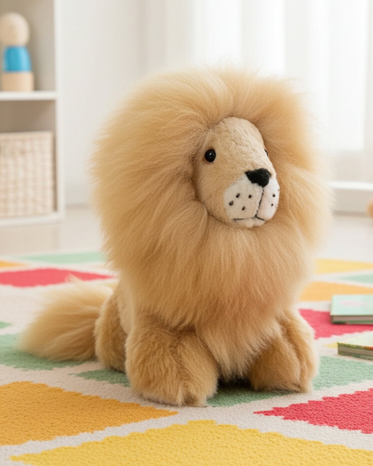 Alpaca Stuffed Animal - Lion 12"