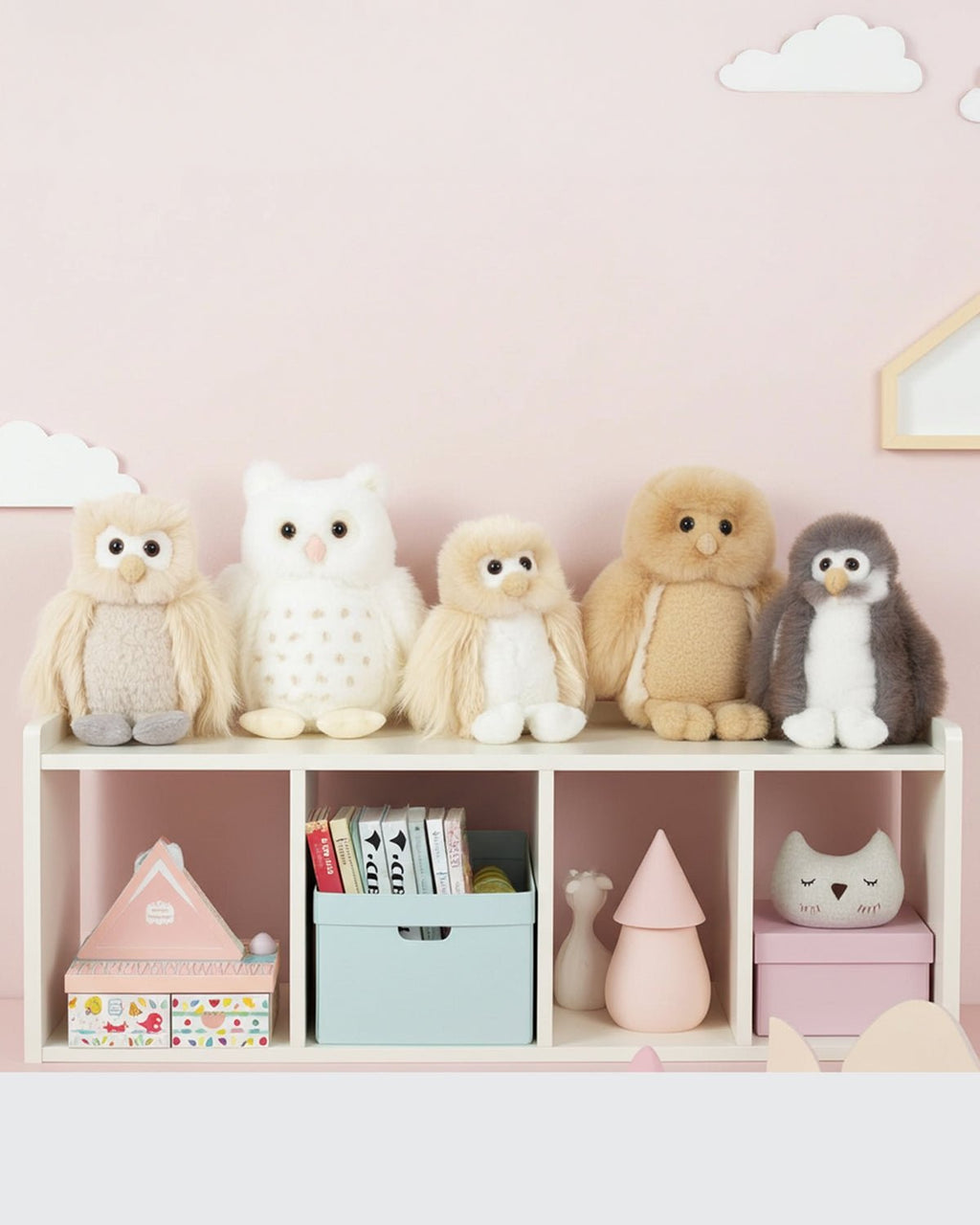 Alpaca Stuffed Animal - Owl 10"