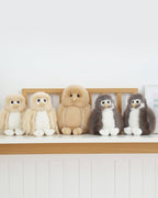 Alpaca Stuffed Animal - Owl - Small 8"