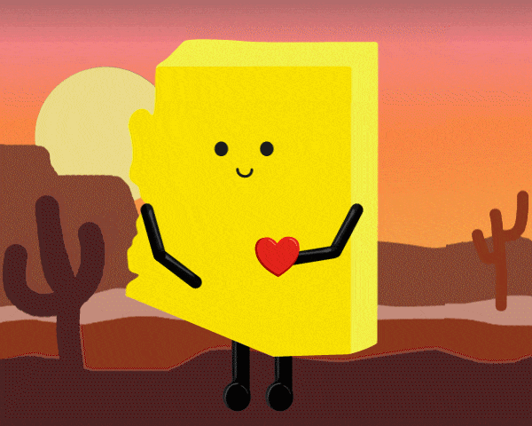 Arizona Stuffed State Plush  – Collectible & Educational | Stuffed States USA