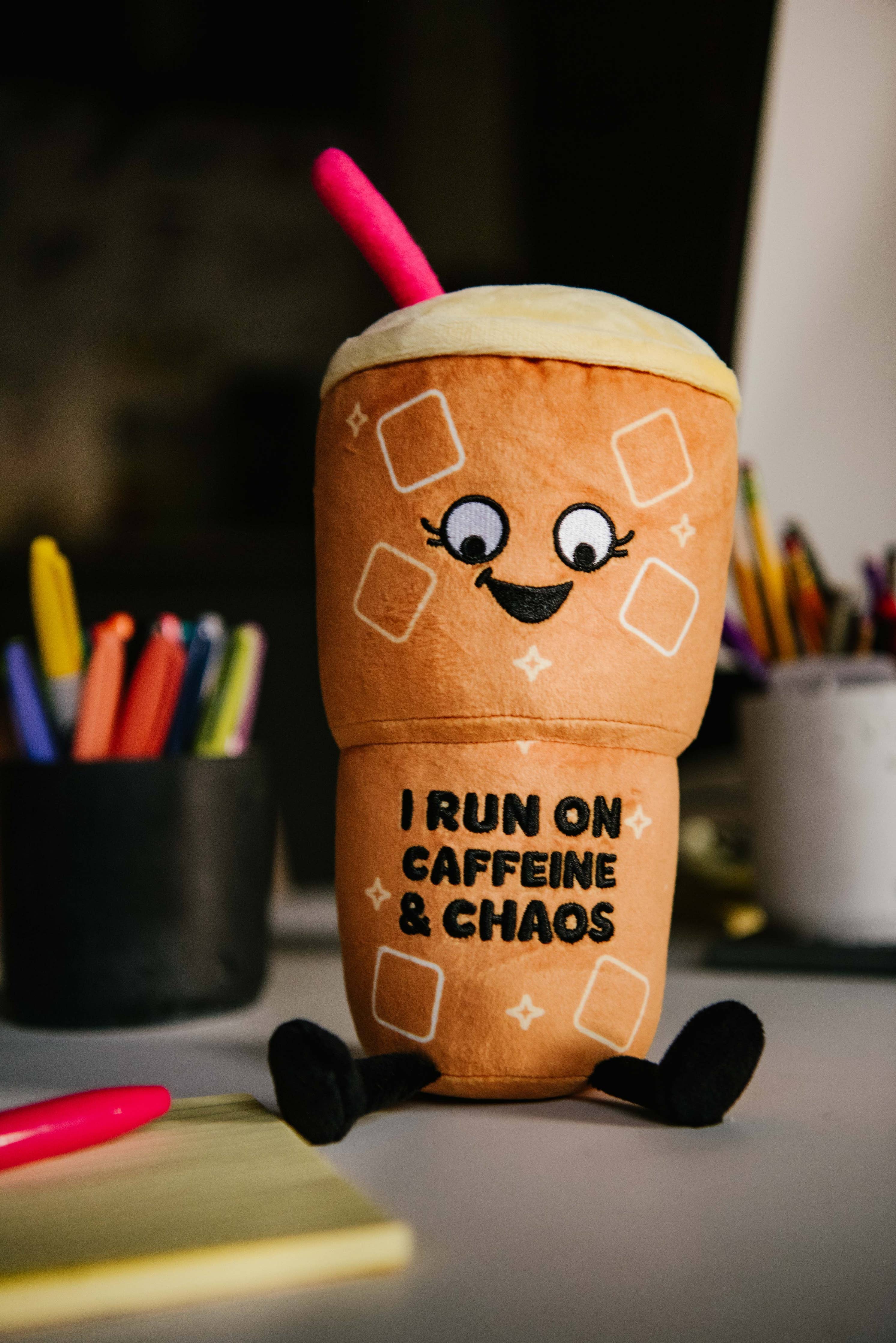 Punchkins - Plush Iced Coffee - I run on caffeine