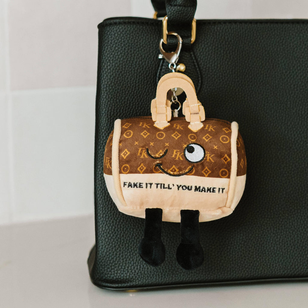Punchkins Handbag "Fake it" Plush Bag Charm