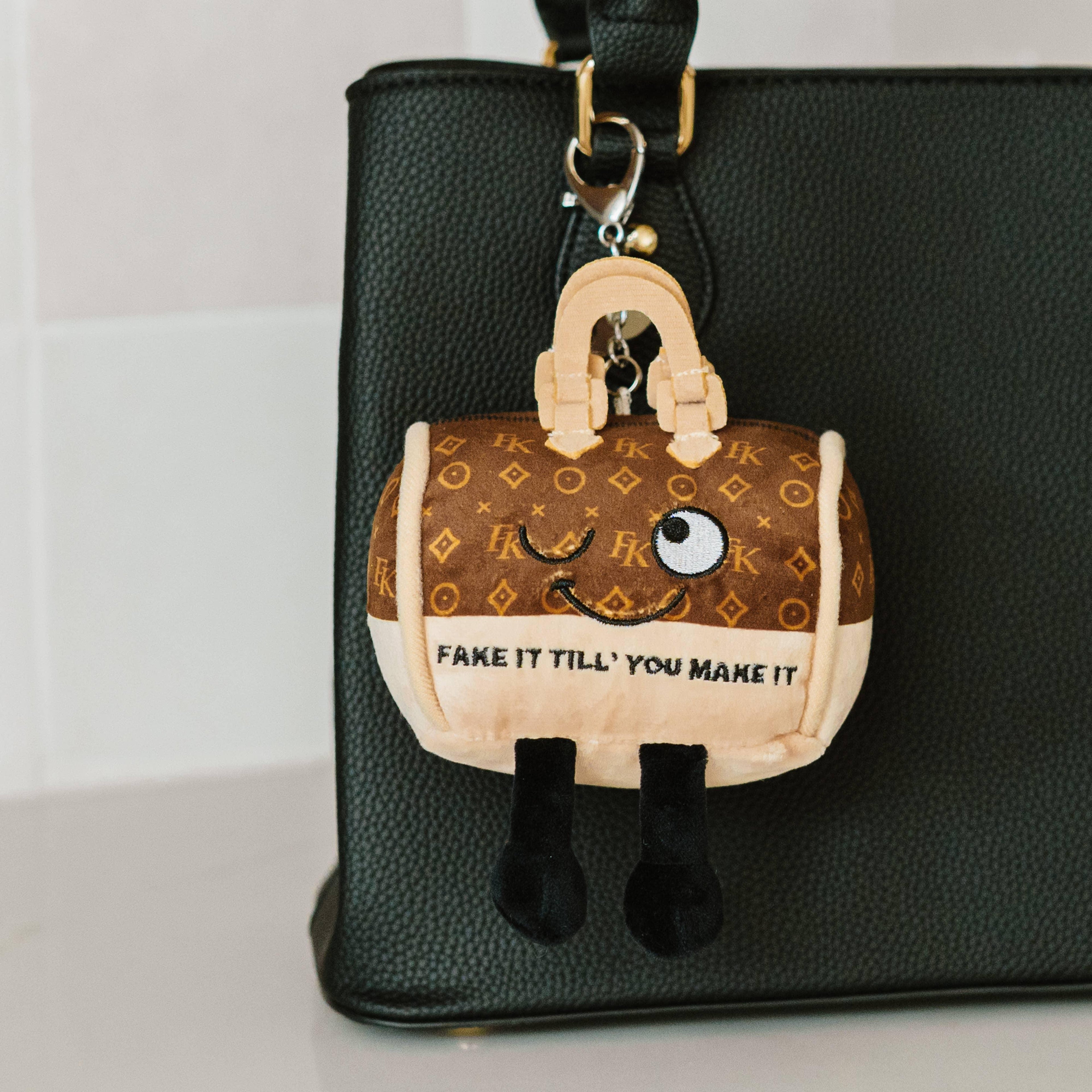 Punchkins Handbag "Fake it" Plush Bag Charm