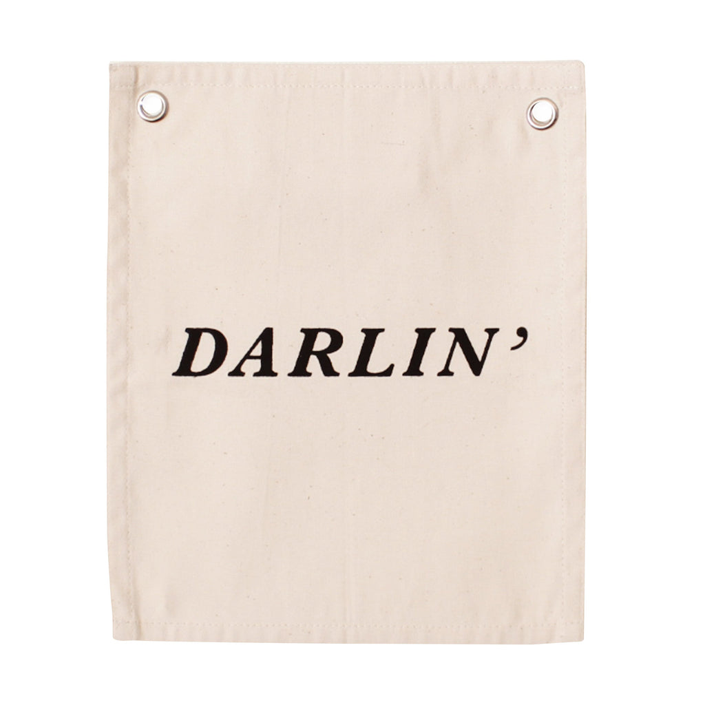 “Darlin” Canvas Wall Banner | Ranch & Southern Décor