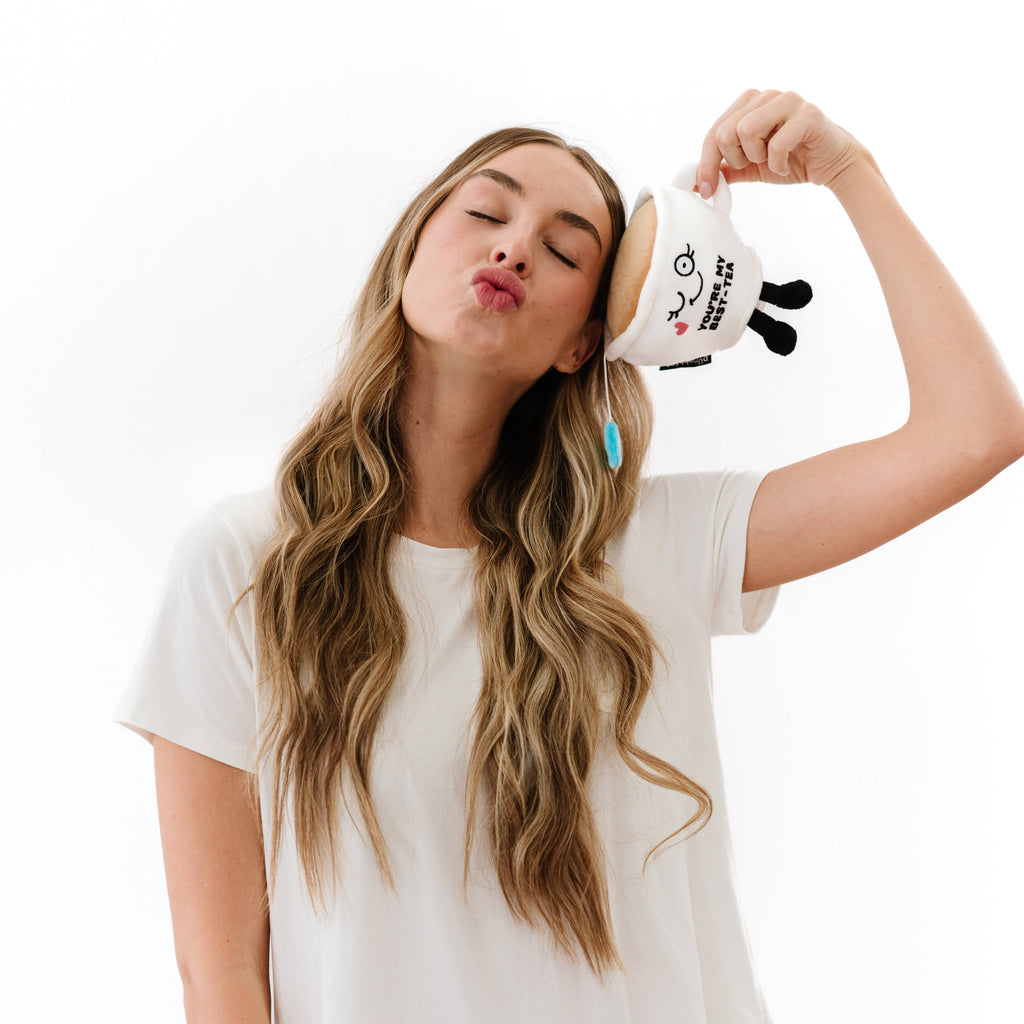 Punchkins - "You'Re My Besttea" Plush Gift  Soft Toy Funny Cute Stuffed