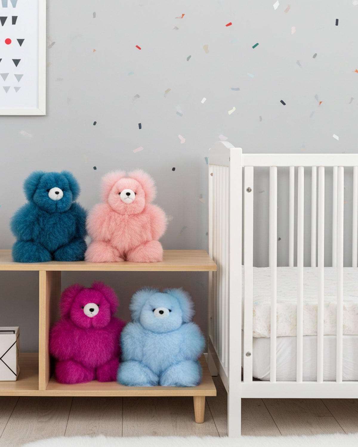 Fantasy Alpaca Stuffed Animal - Bear - Small 10"