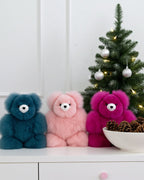 Fantasy Alpaca Stuffed Animal - Bear - Small 10"