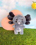 Basura Gang - Pebbles the Black Axolotl Plushie