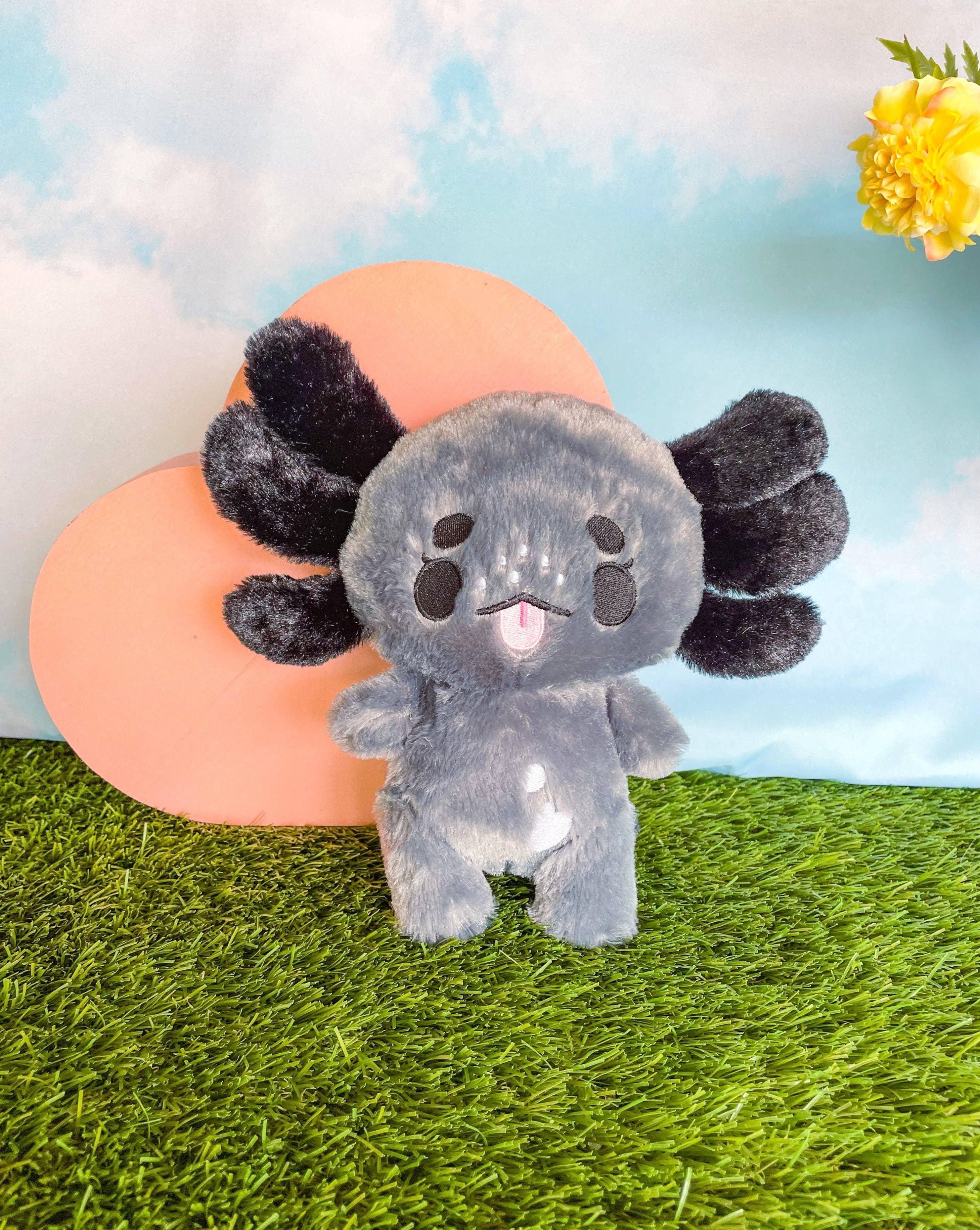 Basura Gang - Pebbles the Black Axolotl Plushie