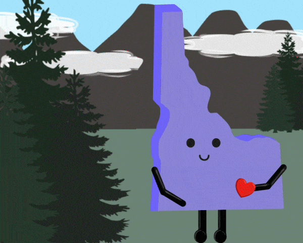 Idaho Stuffed State Plush with Tiny Potato – A Sentimental & Playful Gift | Stuffed States USA