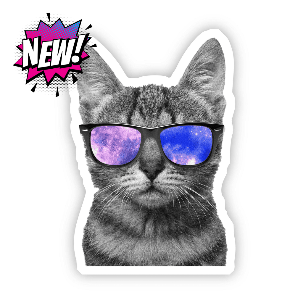 Cat Sunglasses Sticker