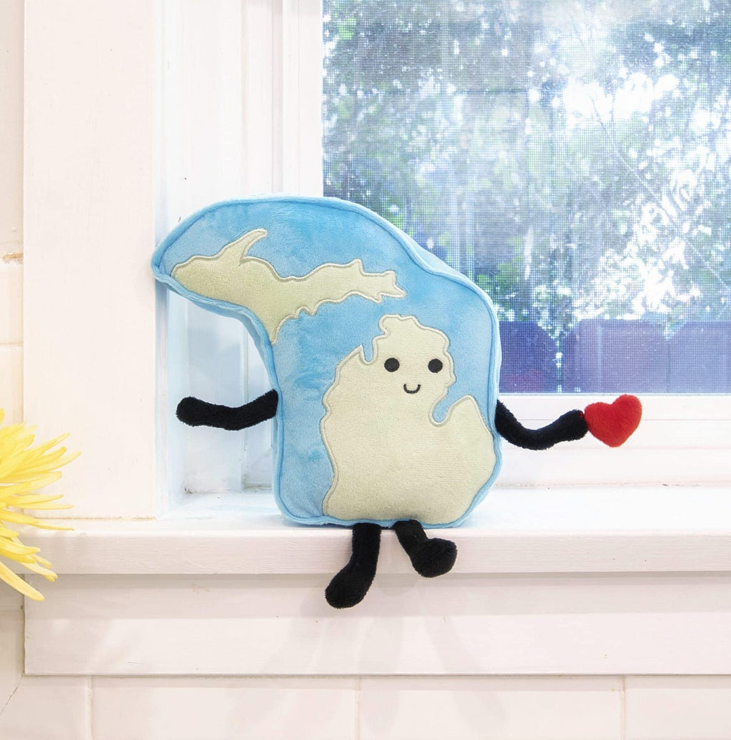 Michigan Stuffed State Plush – Collectible & Educational | Stuffed States USA