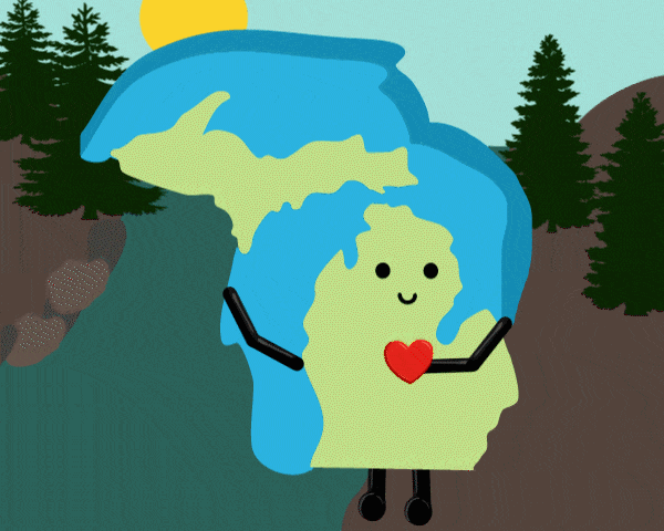 Michigan Stuffed State Plush – Collectible & Educational | Stuffed States USA