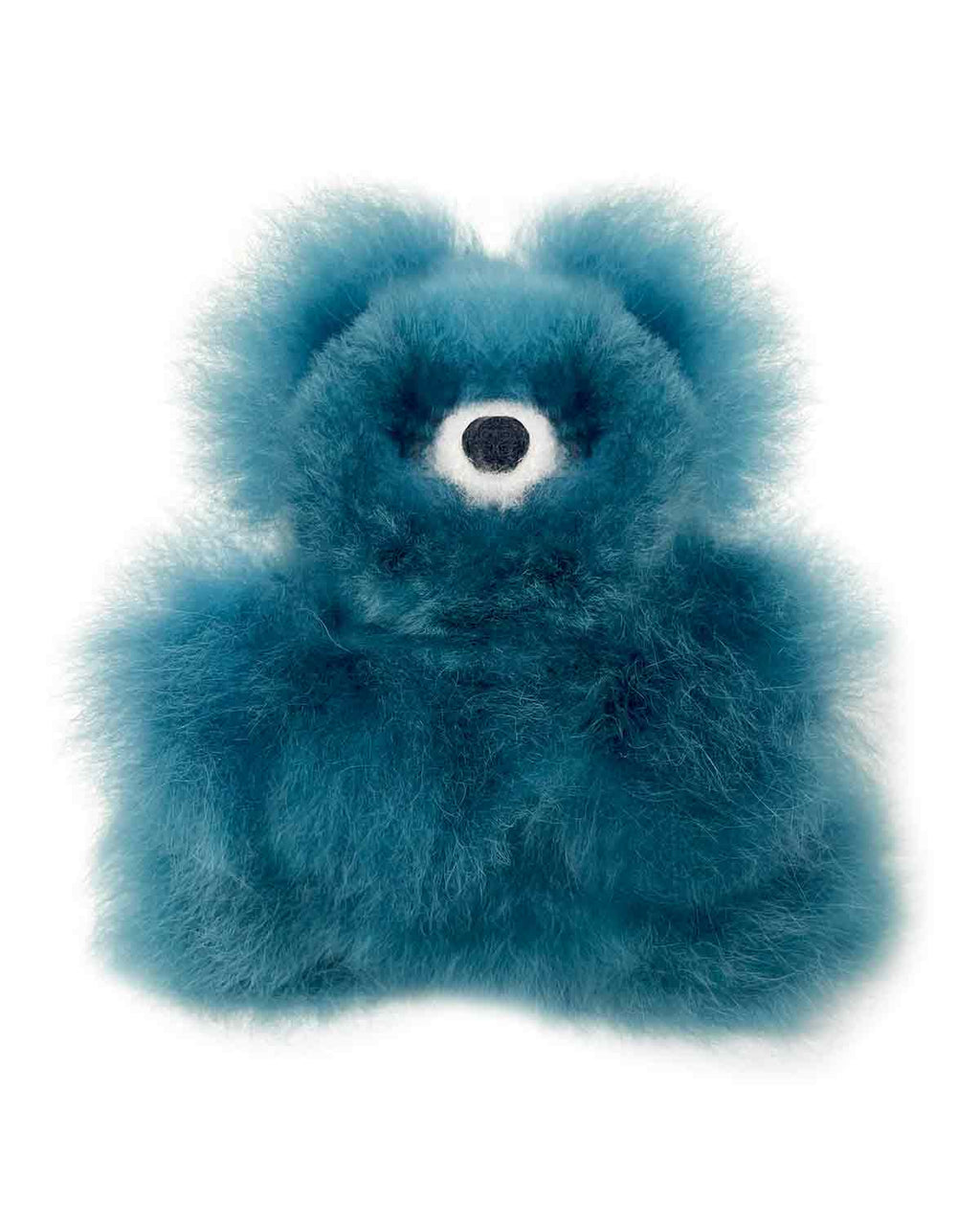 Fantasy Alpaca Stuffed Animal - Bear - Micro 7" Teal