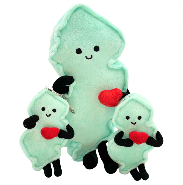 New Jersey Mini Stuffed Magnet – 4-Inch Collectible | Stuffed States USA