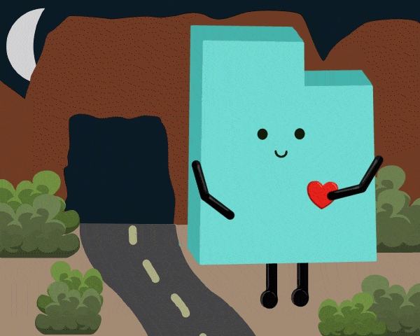 Utah Stuffed State Plush – Beehive State Gift with Cute Plush Bee