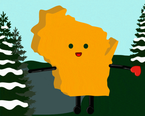 Wisconsin Stuffed State Plush – Cute & Cuddly Badger State Gift